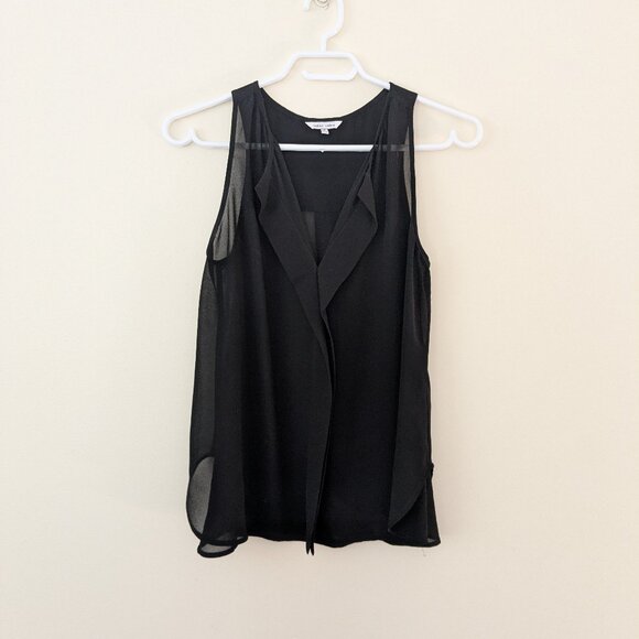 Sheer black tank top - Picture 1 of 3